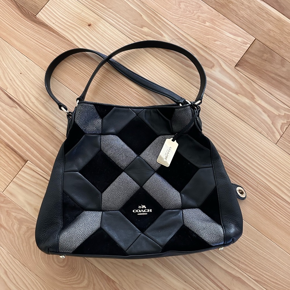 Coach leather handbag
